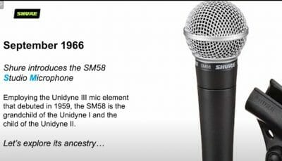 SM58, History from Shure